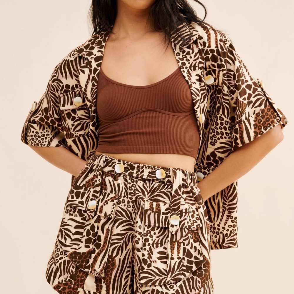 FARM Rio Safari Sand Shorts